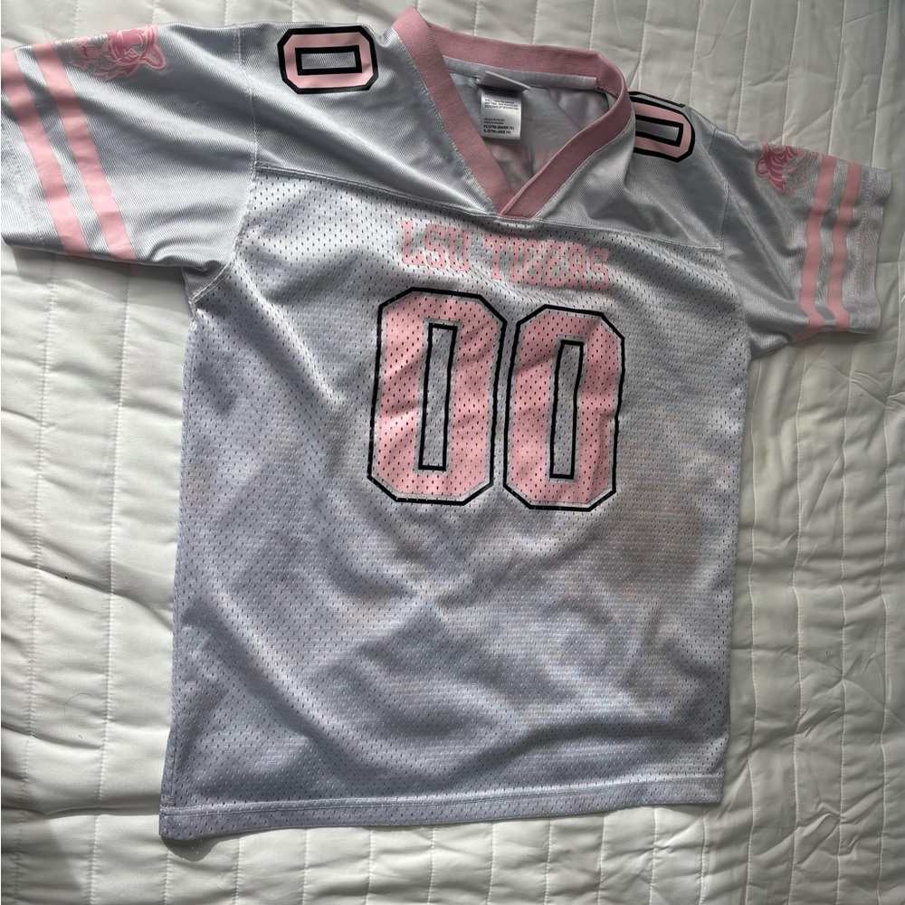 Kids' Pink LSU Jersey